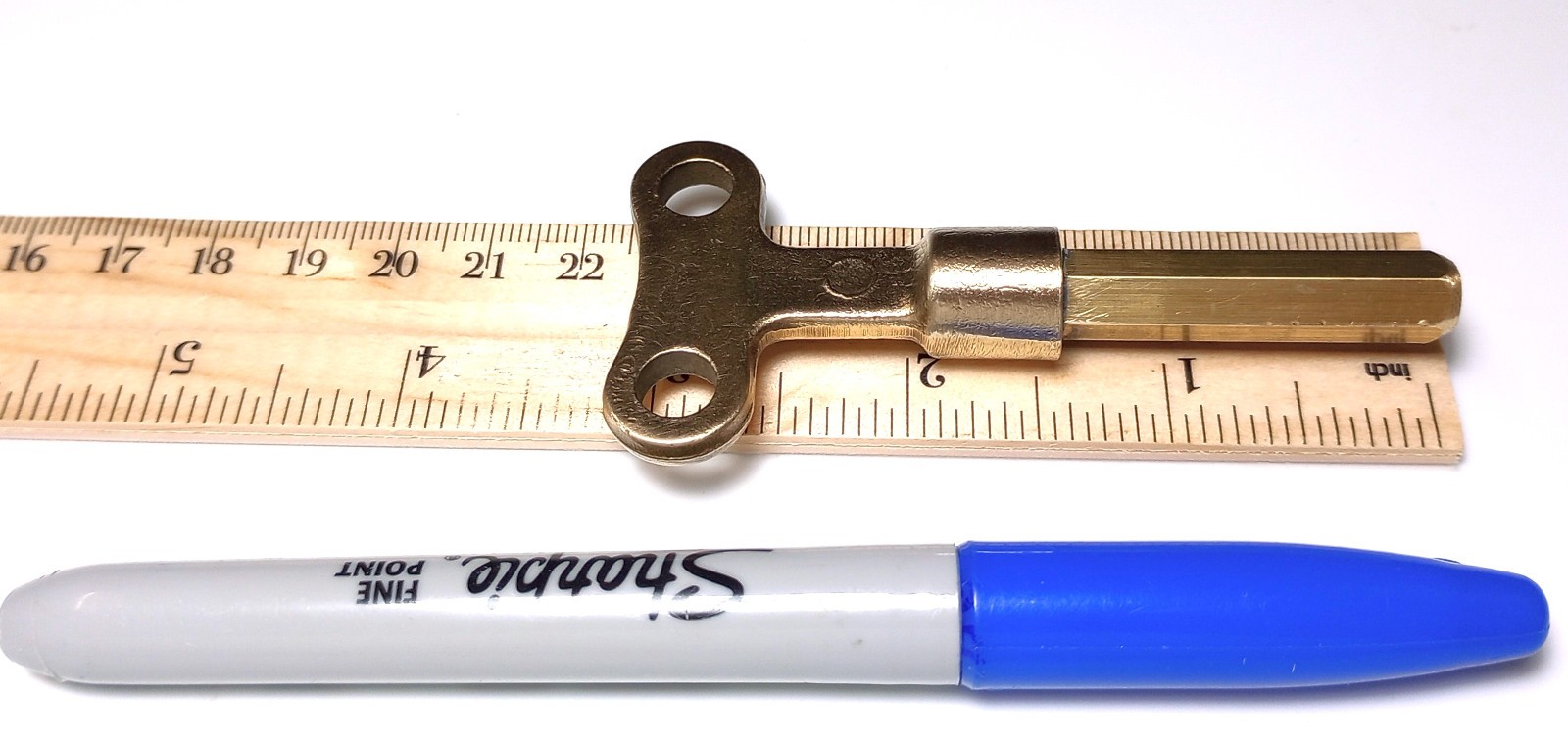 Small Brass Pocket / Keychain Casket Key / Coffin Key