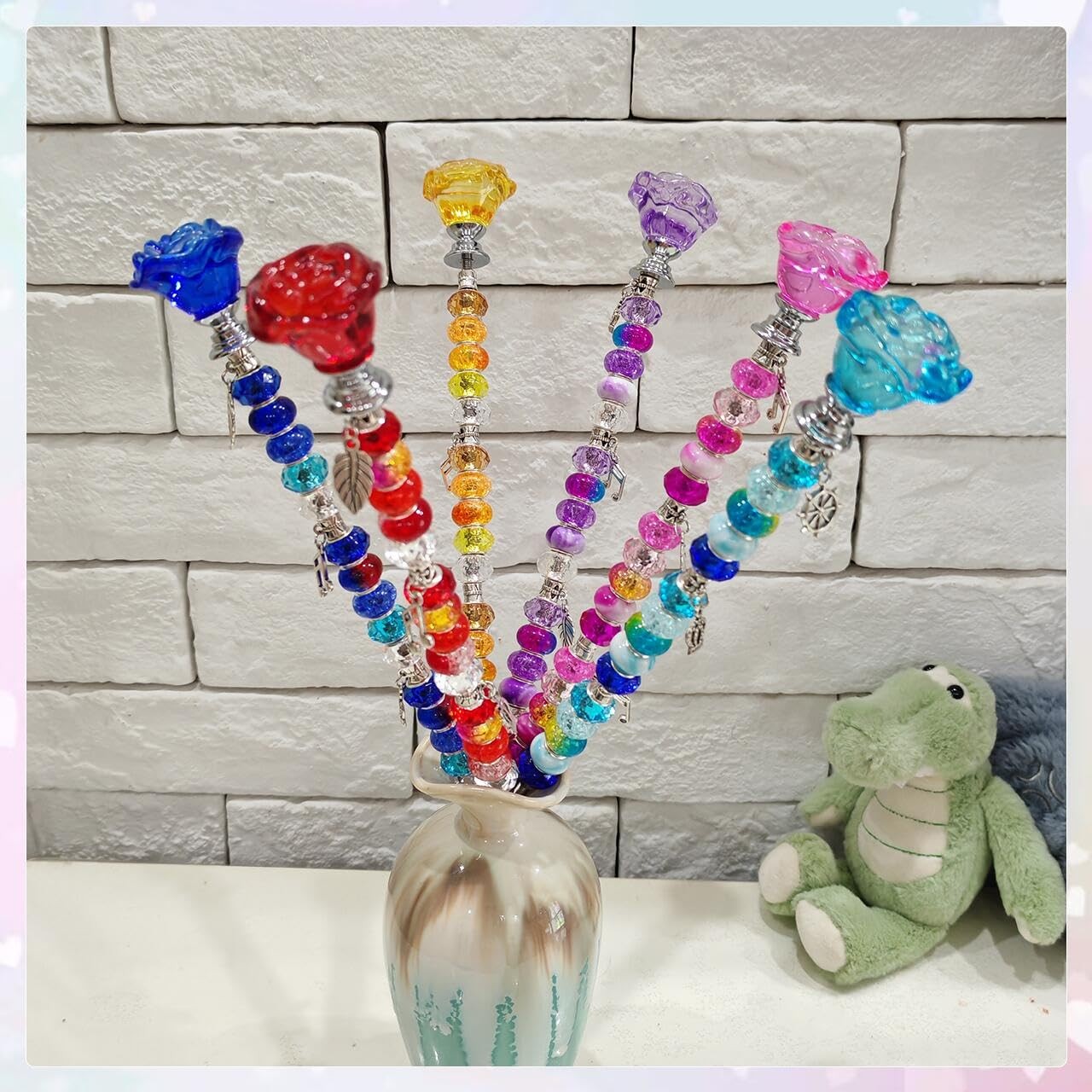 Fairy Wand Kit 140PCS Beaded Garden Stake DIY Kit