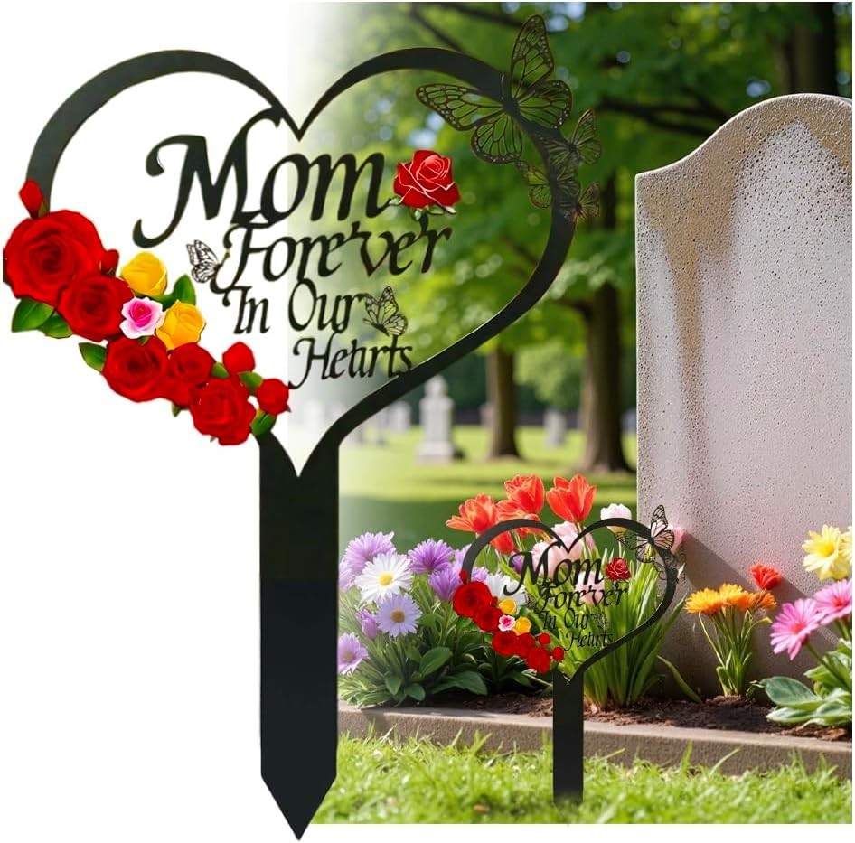 Grave Decorations for Cemetery, Cemetery Decorations for Grave Mom，Dad,Memorial