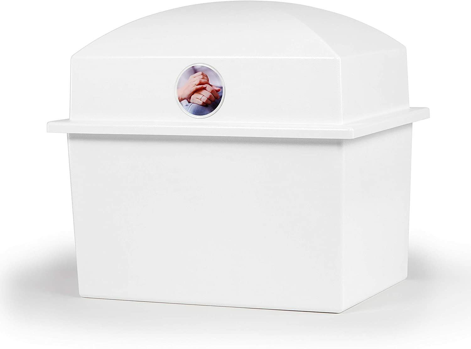 Extra-Large Granite Colored Polymer Double Funeral Cremation Urn Burial Vault