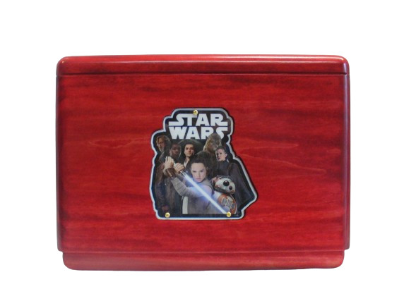 STAR WARS (1) HANDCRAFTED WOODEN CREMATION URN–MADE IN THE USA