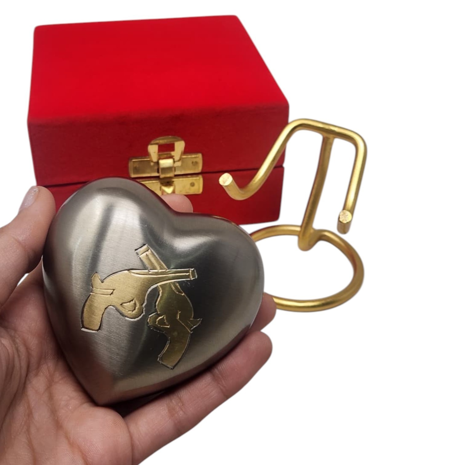 Sacred Heart of Jesus Cremation Urn for Ashes Small Christian Memorial Keepsake