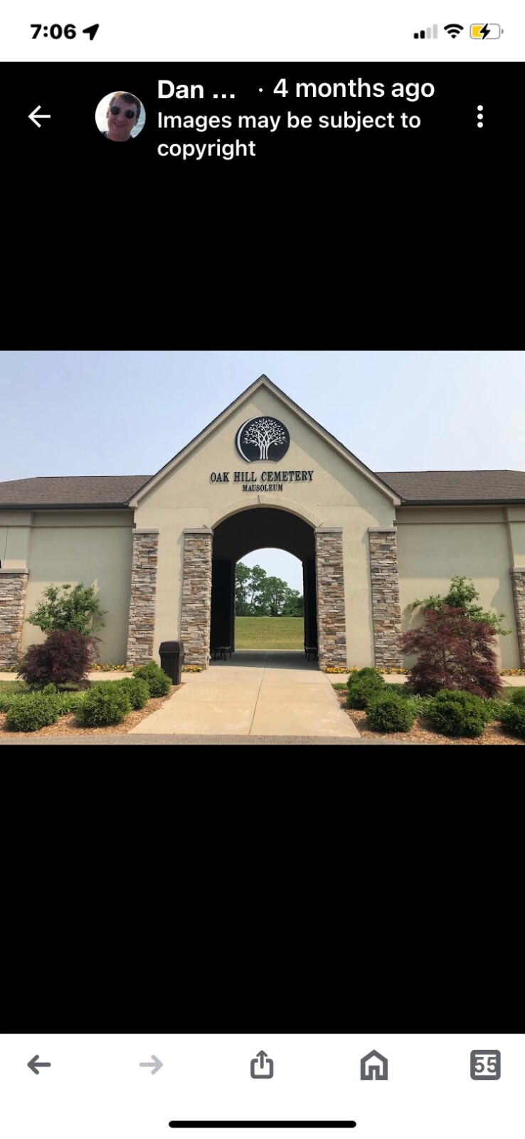 Oak Hills Cemetery Cincinnati Ohio.  2 plots $3250. Have a Total Of 4 Plots