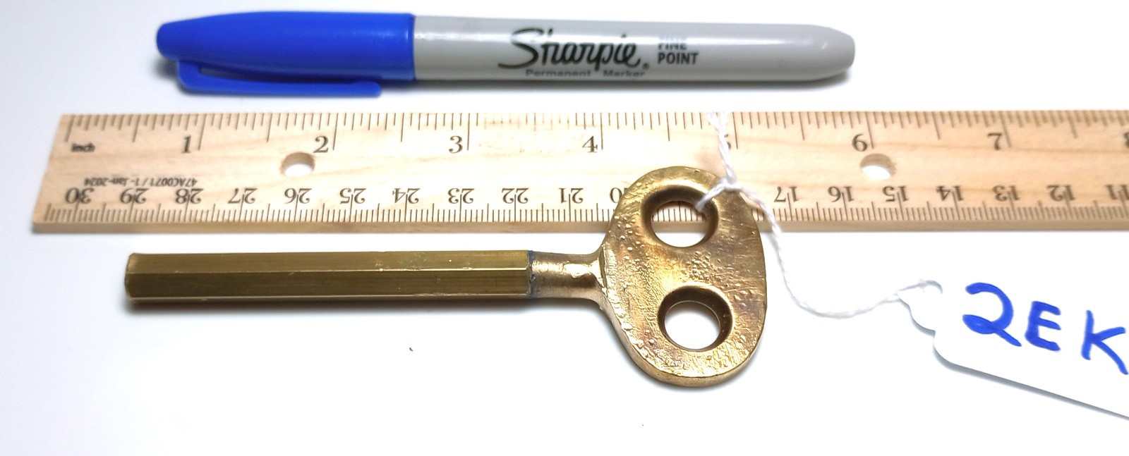 Brass Pocket Casket Key Coffin Key