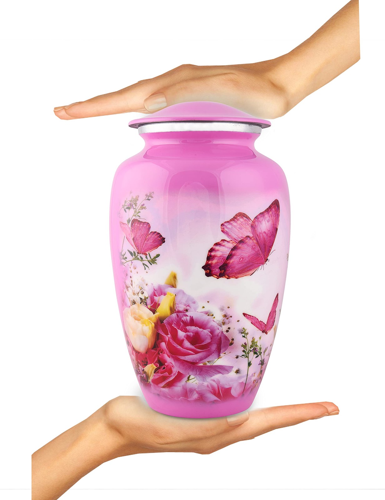 BOLD & DIVINE Butterfly Theme Cremation Urns | Decorative Urns for Human Ashe…