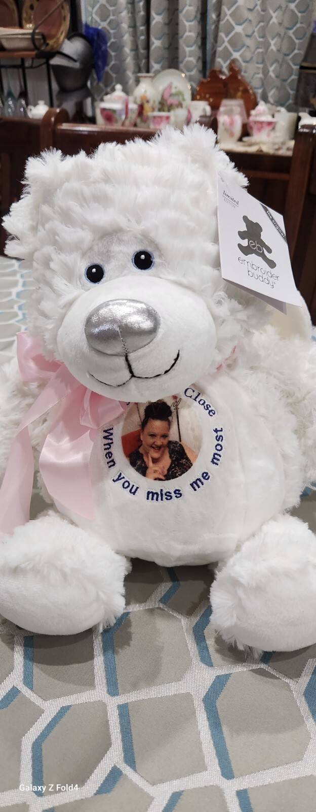 Memorial Angel Bear is fully washable. You can put ashes in them