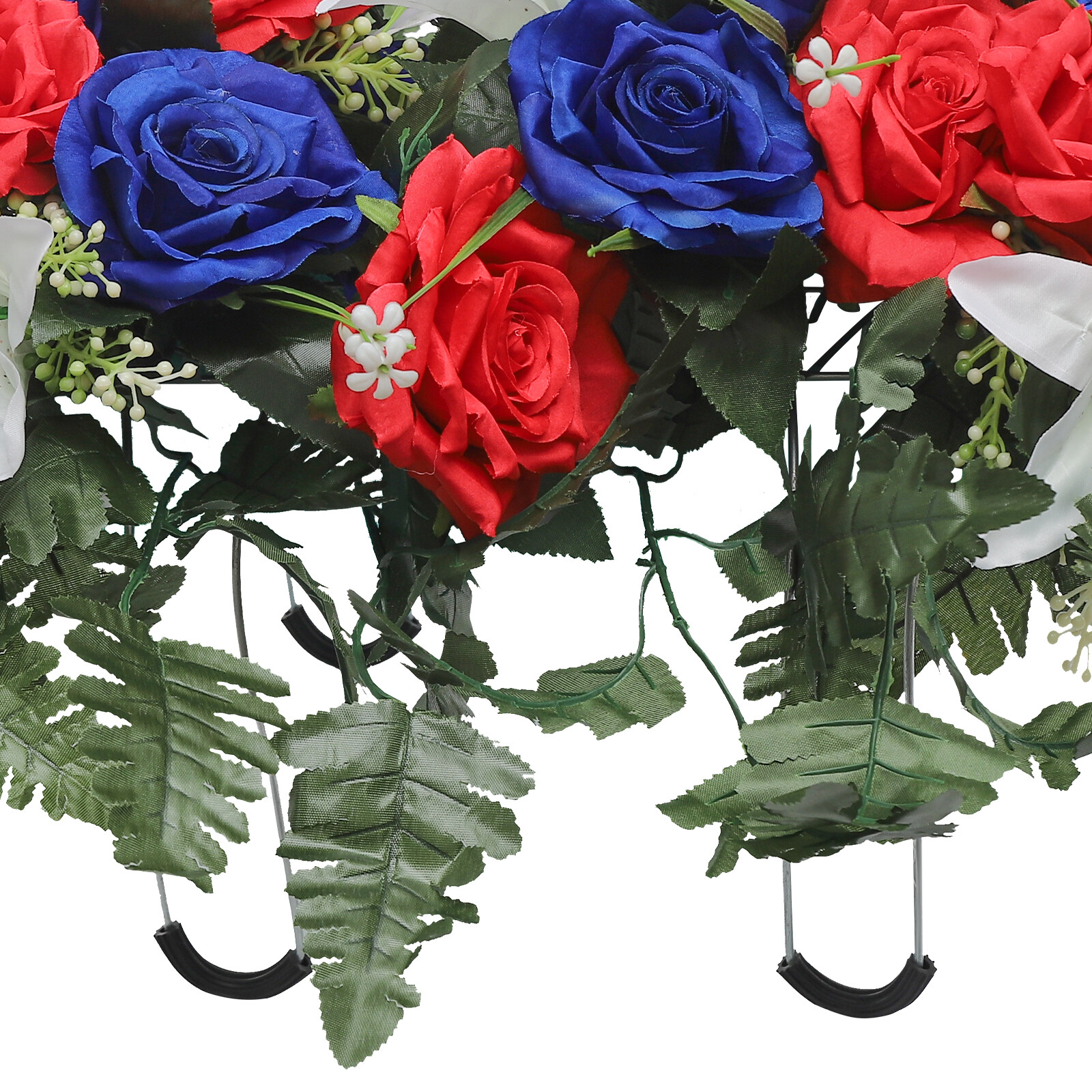 Artificial Flowers for Headstone Outdoor Grave Decorations Cemetery Flowers New