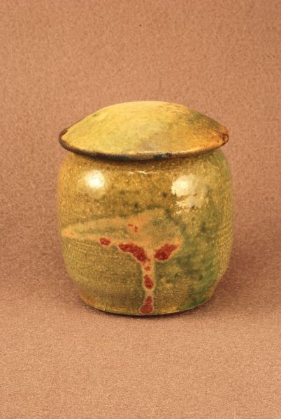 RAKU Unique Ceramic Companion Small/ Keepsake Funeral Cremation Urn #K0013