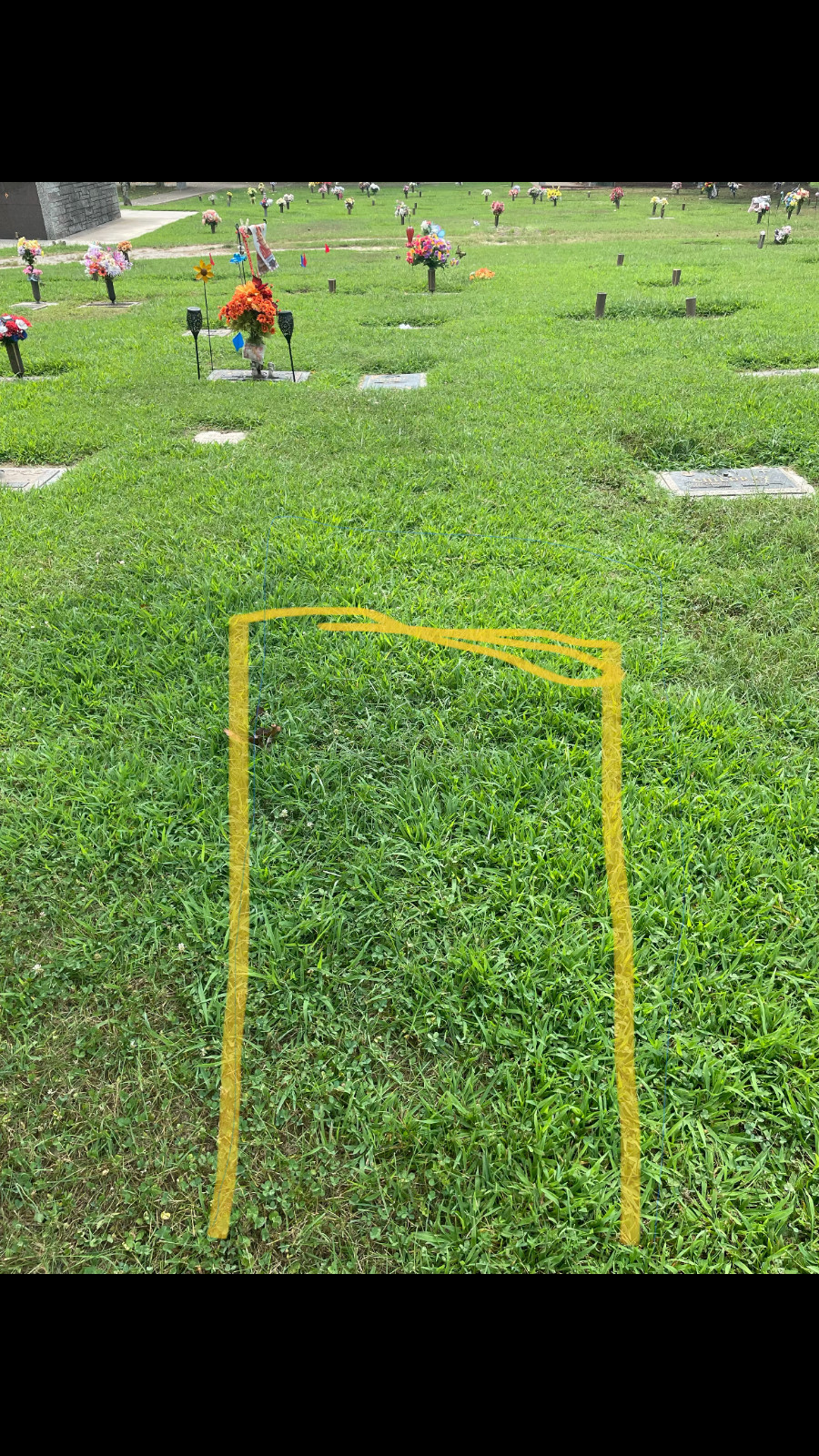 Dale Memorial Park Cemetery Plot Burial Lawn Crypt 2 Plots on Top of Each Other