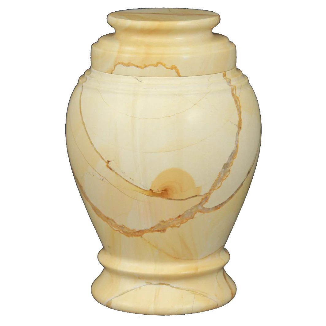 Small/Keepsake 15 Cubic Inch Love Teak Funeral Cremation Urn for Ashes