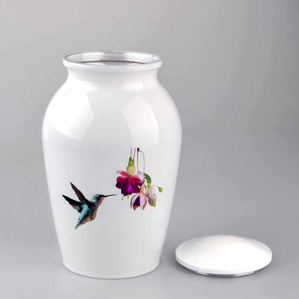 Hummingbird Large Urns for Human Ashes Adult Male,Affordable Cremation Urn for C