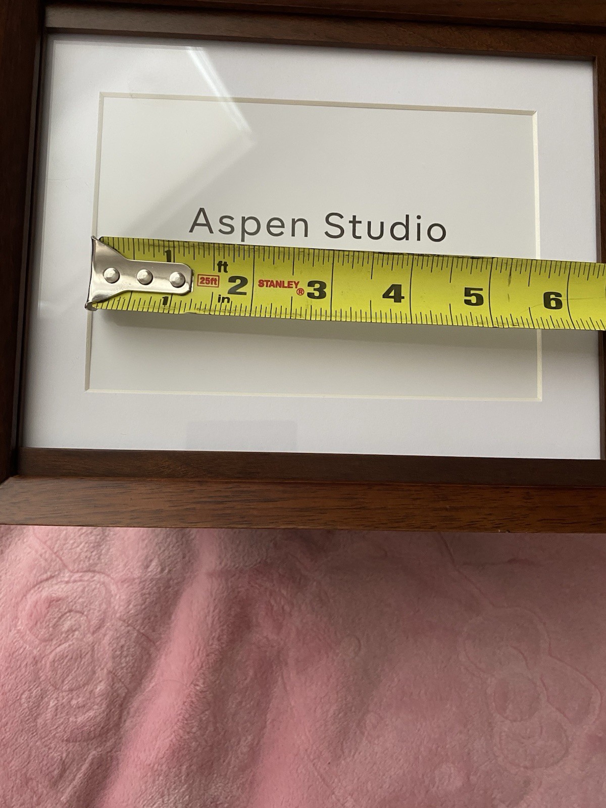 Aspen Studio The Memorials Cremation Photo Urn ~ Color Walnut