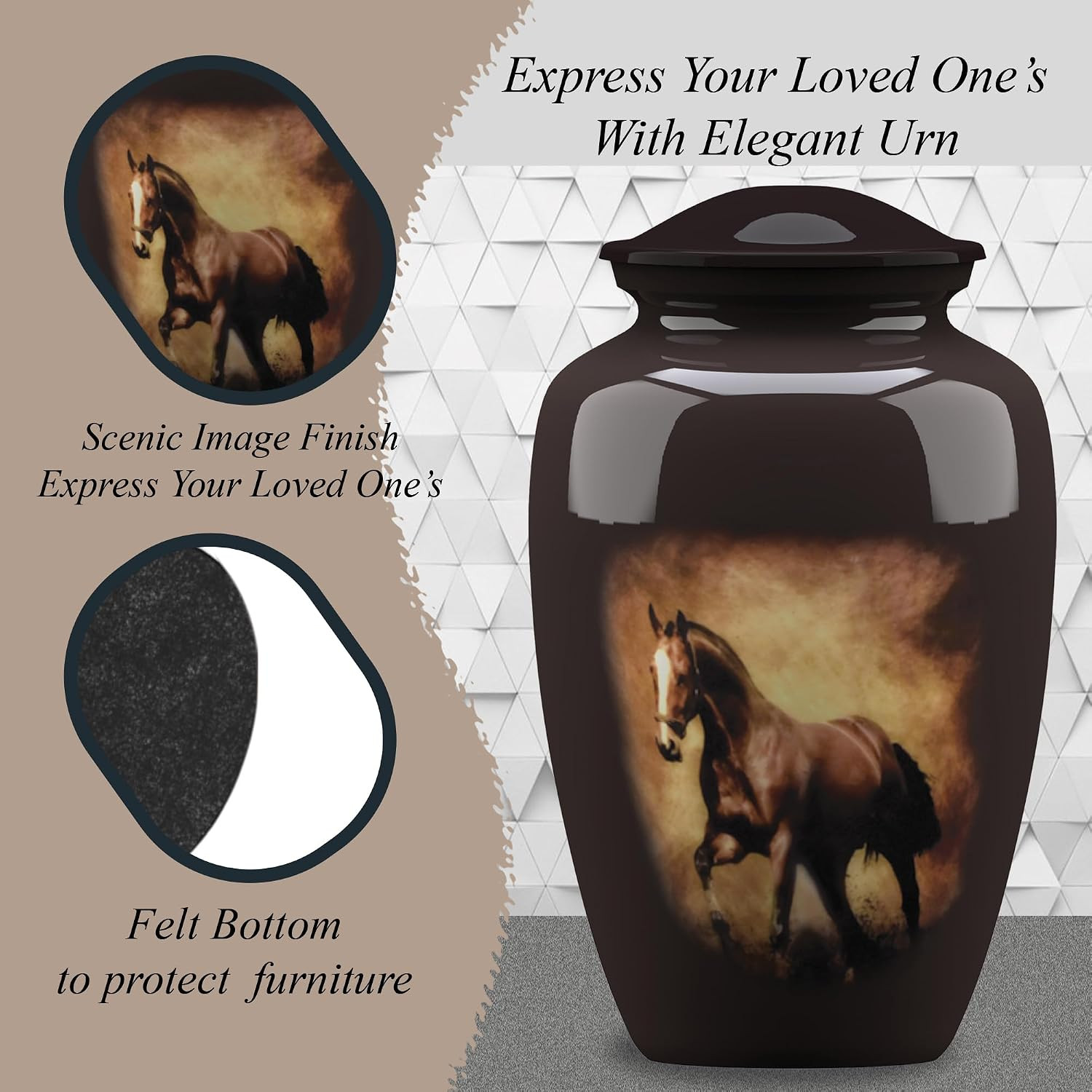 Forever URNS – Large Urn for Ashes Adult Male & Female | Memorial Gifts, Ashes K