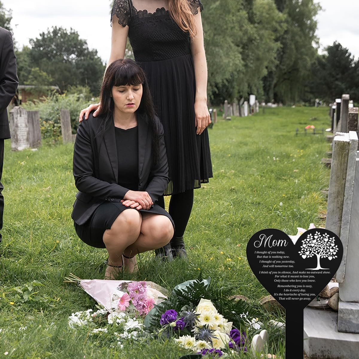 Cemetery Grave Decorations Mom Grave Marker Personalized Mom Grave Stone