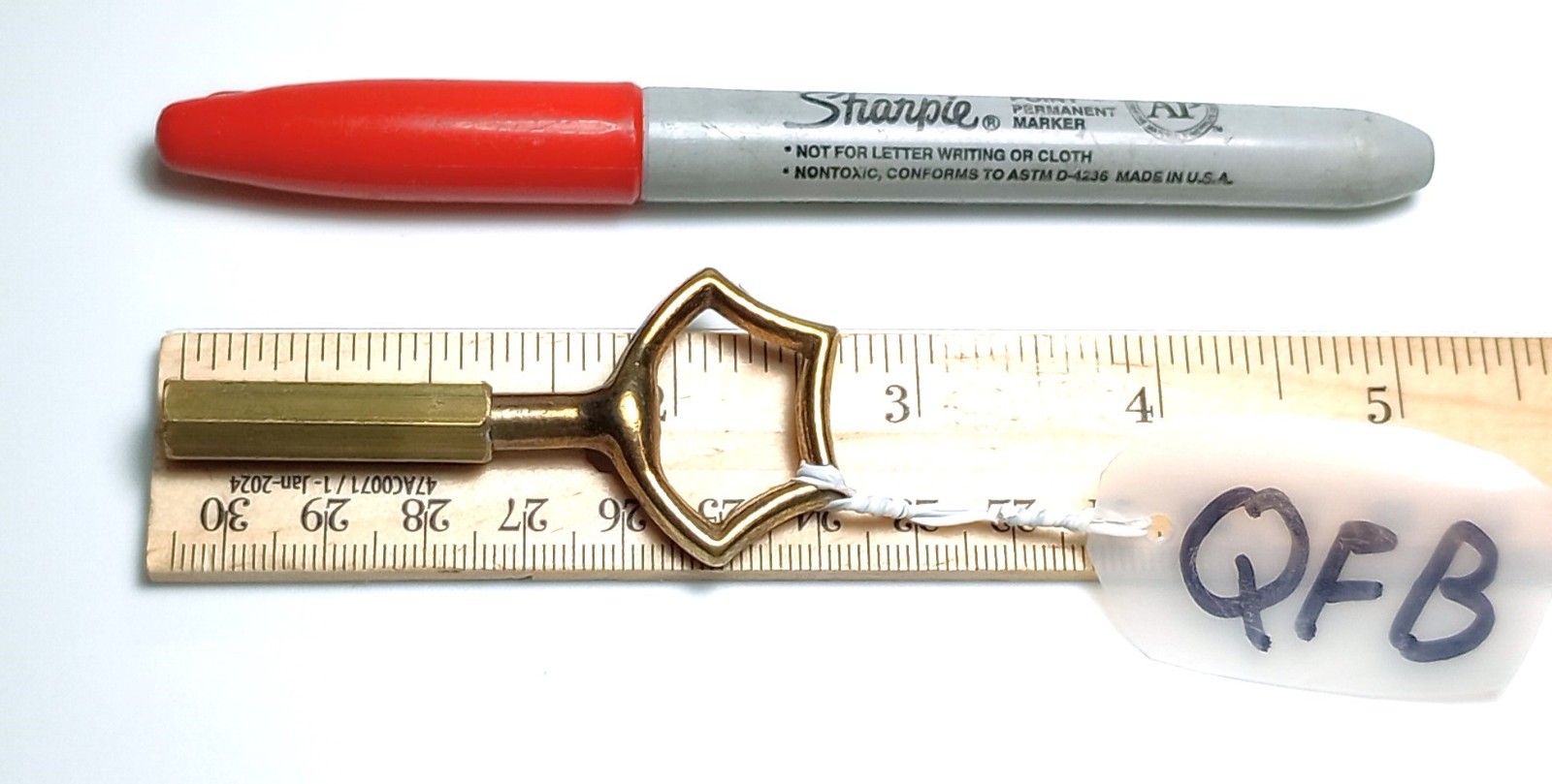 Ornate Pocket Casket key / Keychain Casket Key