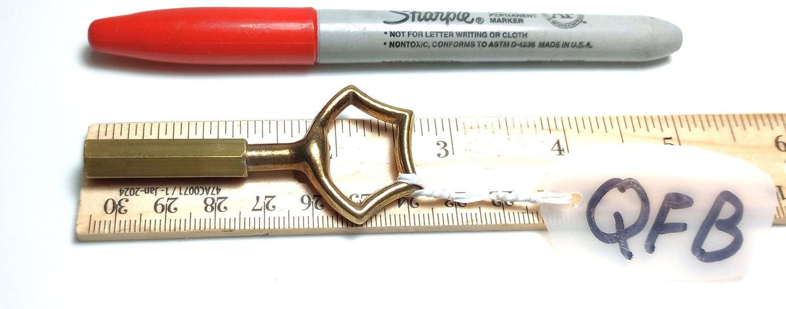 Ornate Pocket Casket key / Keychain Casket Key