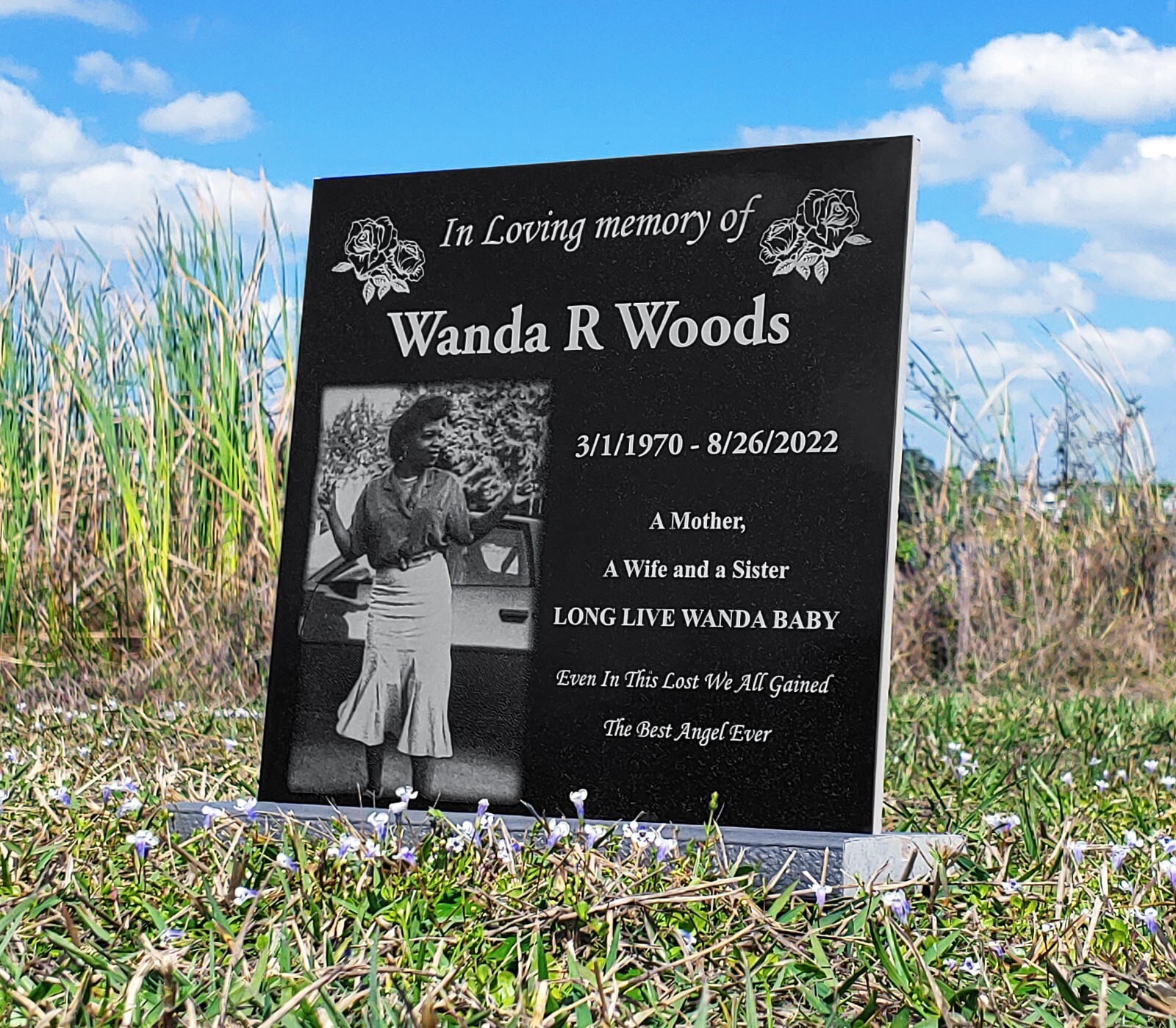 Headstone,memorial,permanent or temporary tombstone, 12×12 Porcelain, or granite