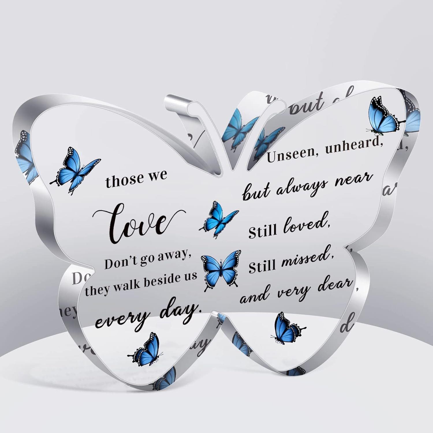 Sympathy Gifts for Loss of Loved One Bereavement Gifts Memorial Acrylic Butterfl