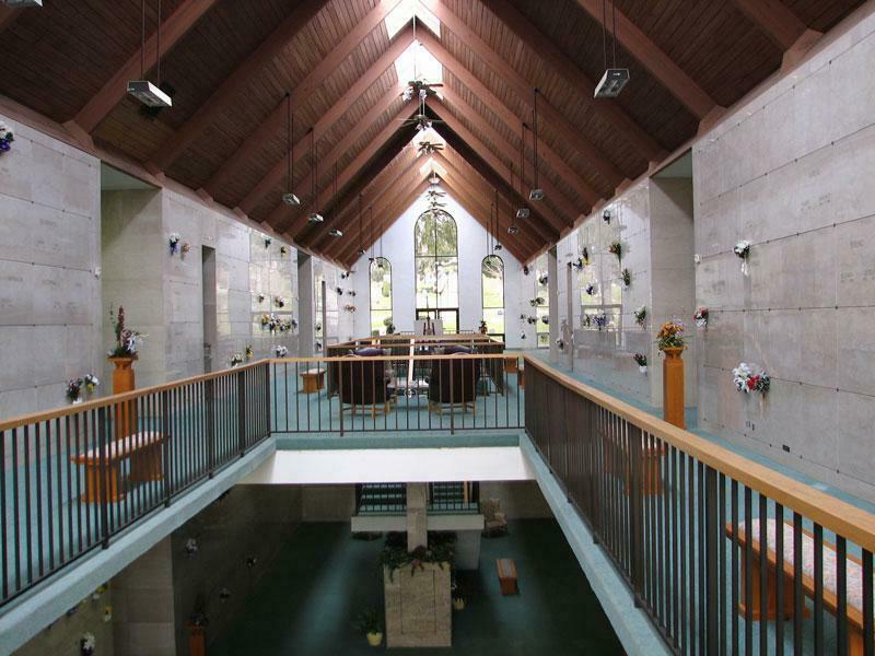 Mausoleum Couch Crypt for 2, side by side-Premier Companion-Inside..Holmdel.NJ