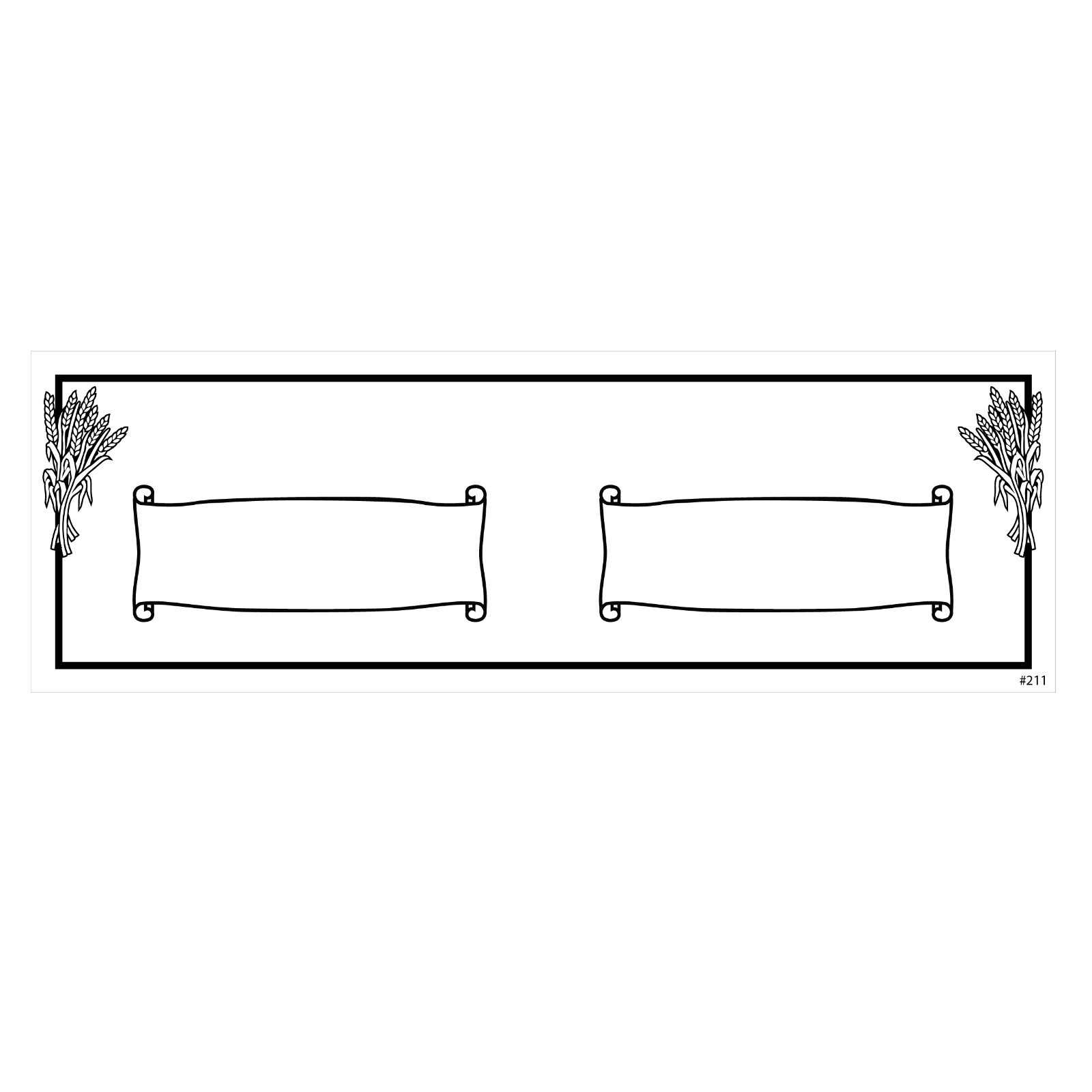 Cemetery granite flat headstone 36 x 12 x 4″ includes engraving free shipping