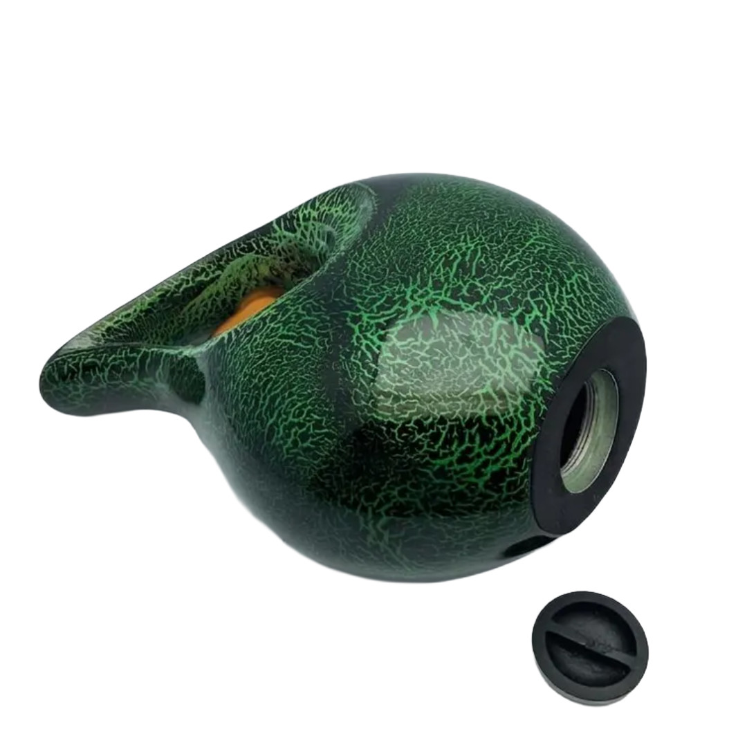 Modern Artistic Teardrop Cremation Urn Heart Accent Adult Size for Ashes w/Bag