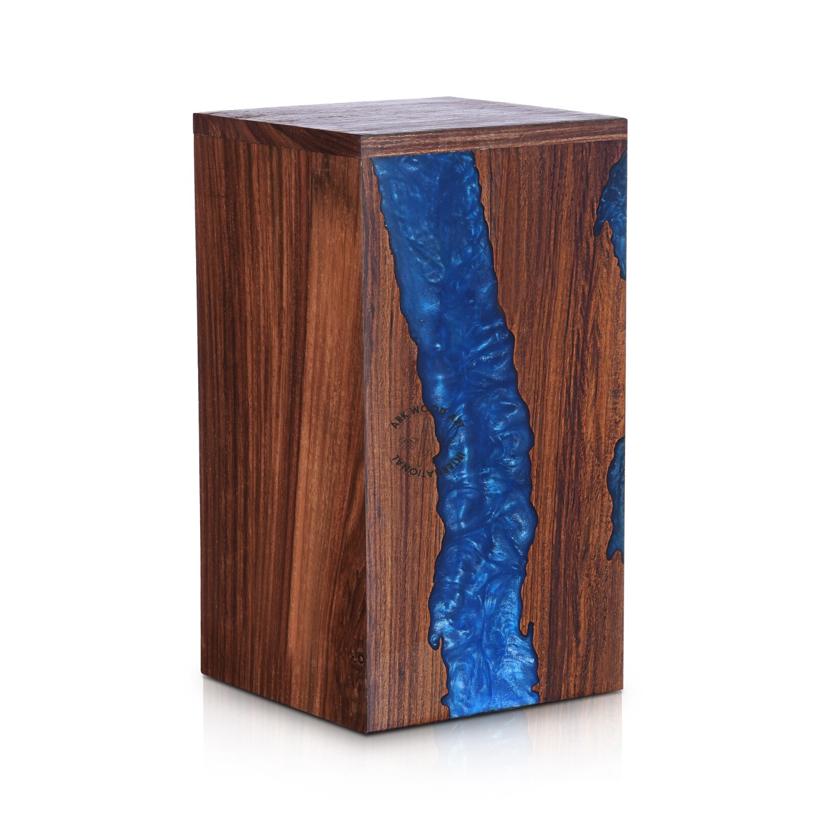 Cremation Urn for Human Ashes & Burial Urns Epoxy & Resin Wood – Female/Male