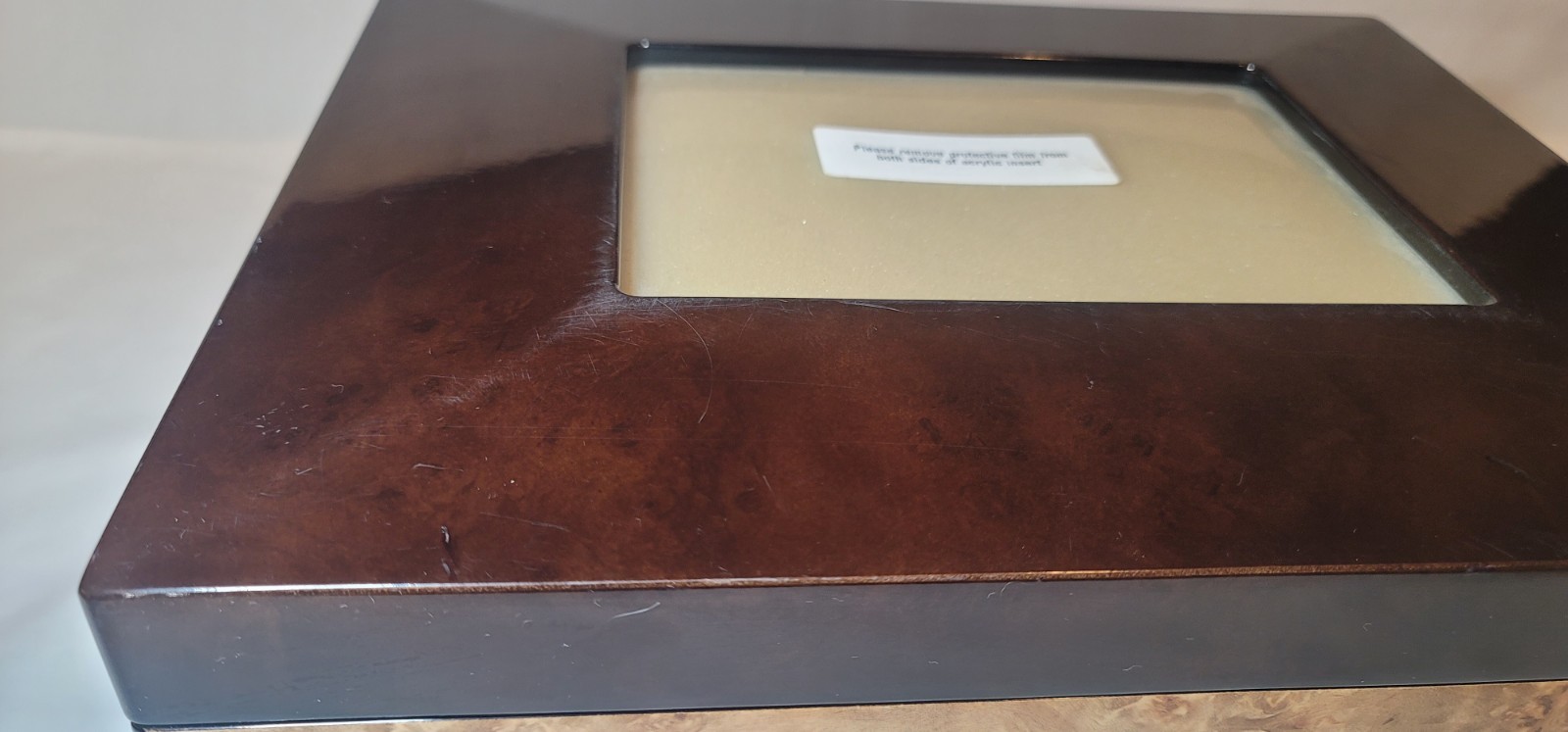 Cremation Urn Memory Box & Memento Kit Cherry Burlwood