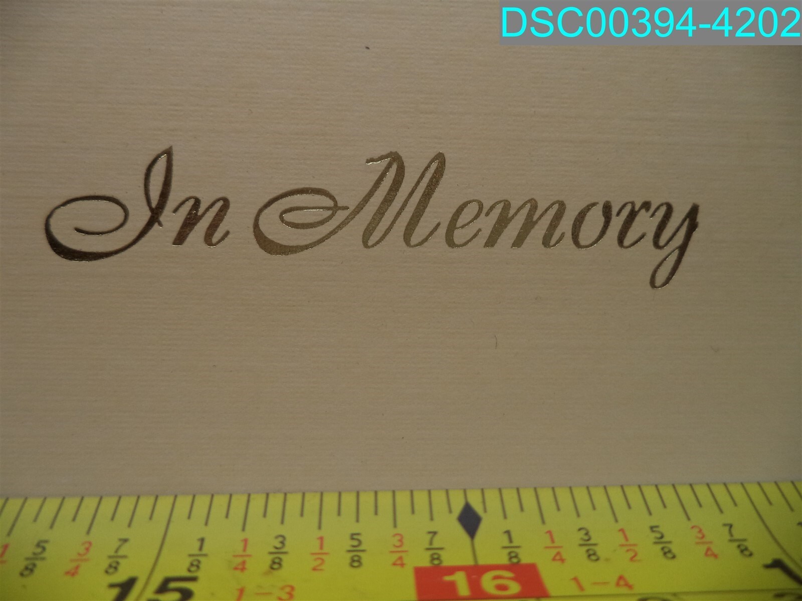 QTY=11: ECONOMY GOLD STAMPED IN MEMORY YELLOW REGISTER BOOK 10-020