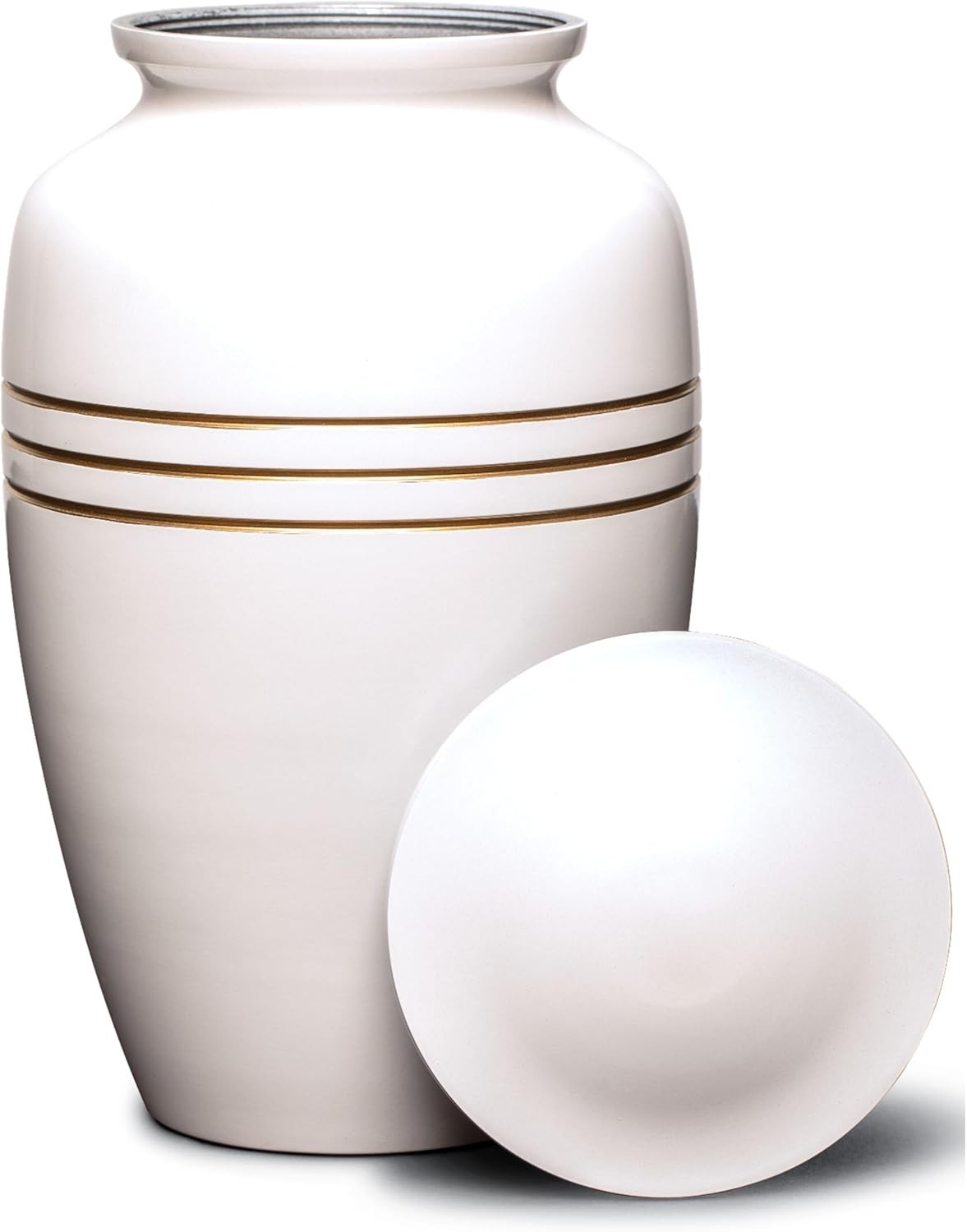 Adult Male & Female Cremation Vase for Human Ashes, Secure Large Urn for Ashes