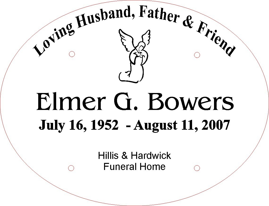 Memorial Headstone Marker | Roadside Cross & Temporary Grave marker, tribute
