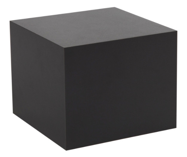 Large/Adult 230 Cubic Inches Slate Gray Simplicity Cube Cremation Urn for Ashes