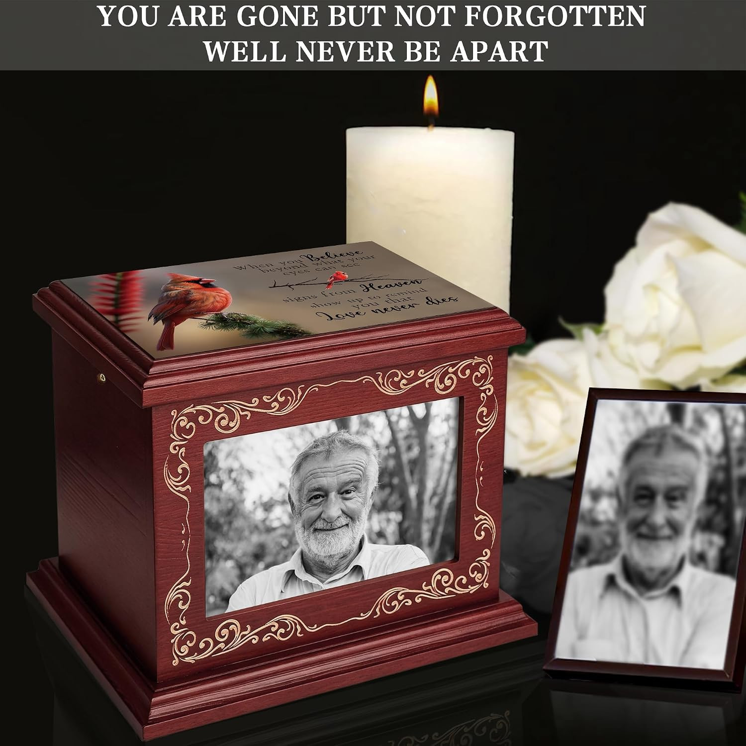 Cremation Urns for Human Ashes Adult Male or Female, Funeral Memorial Urns for A