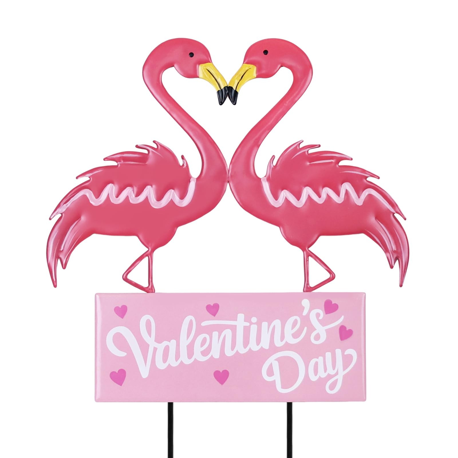 Valentines Day Decorations Outdoor, Metal Flamingos Decorative Garden Stakes …