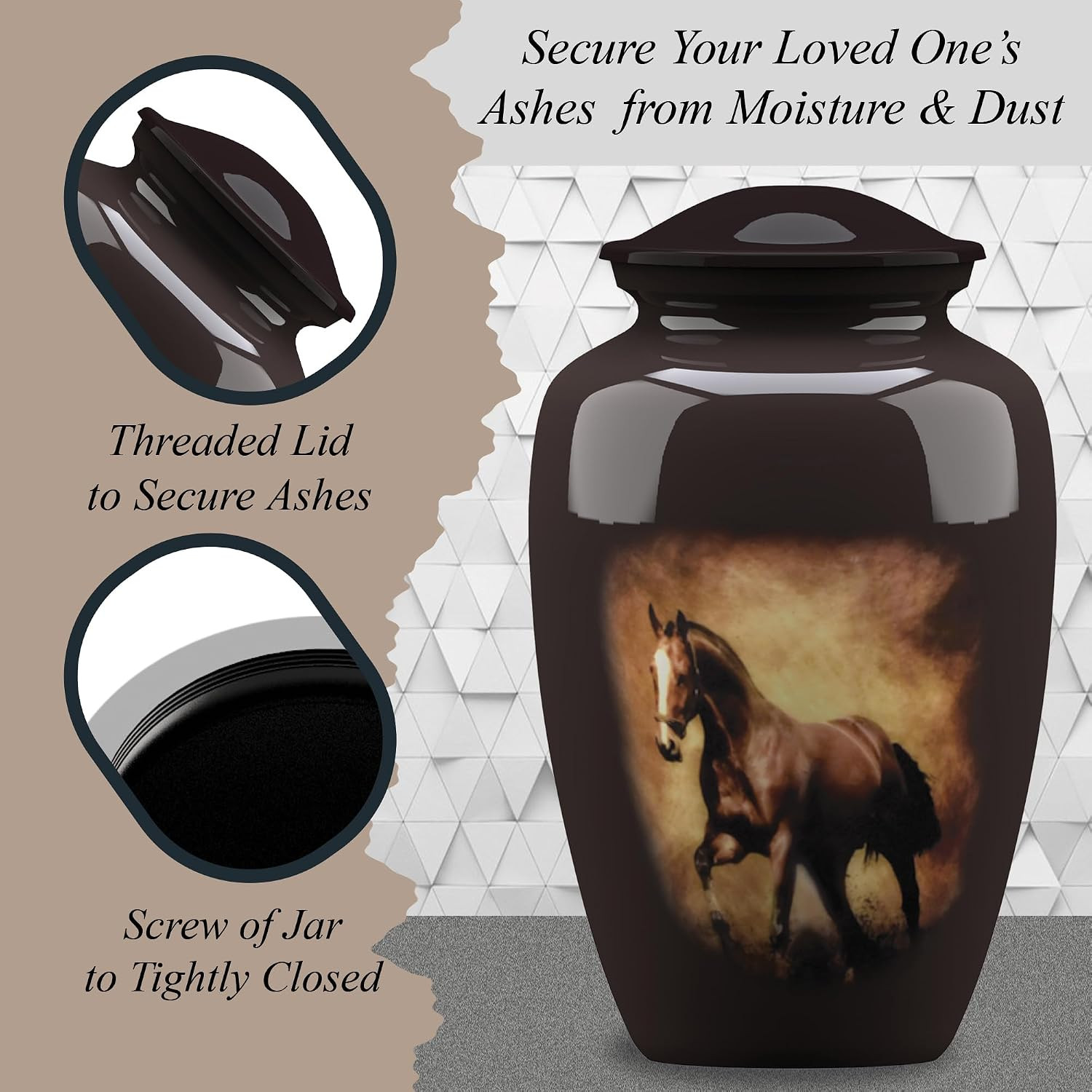 Forever URNS – Large Urn for Ashes Adult Male & Female | Memorial Gifts, Ashes K