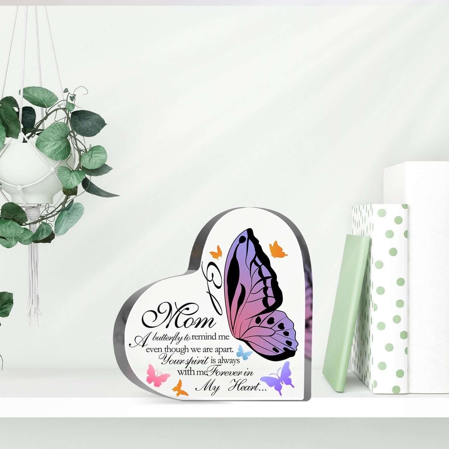 Memorial Gifts for Loss of Mom Acrylic Keepsake,Loss of Mother Sympathy Gift,…
