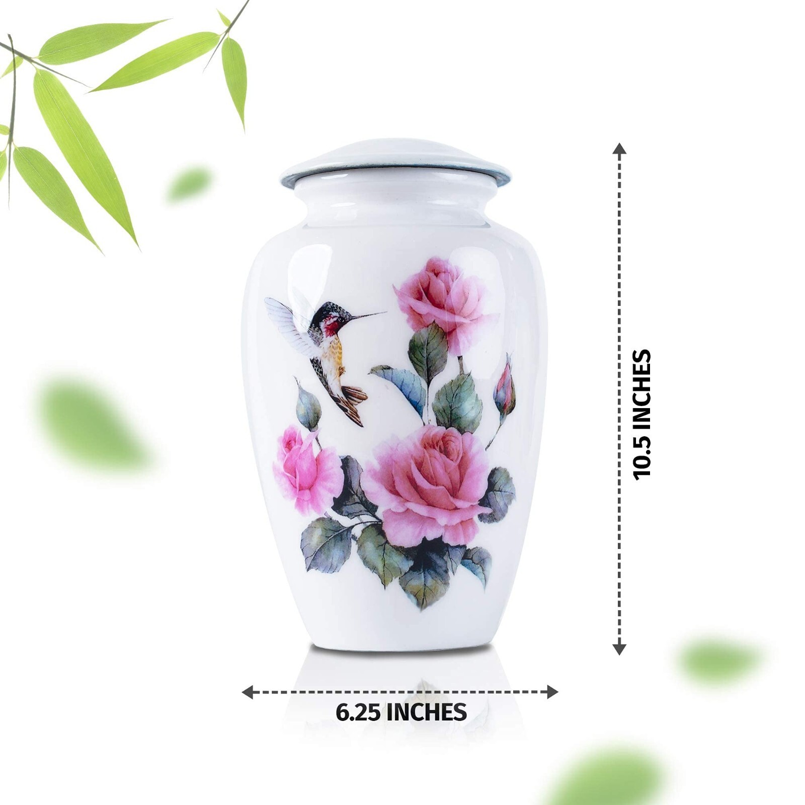 BOLD AND DIVINE | Humming Bird Design Cremation Urn for Adult Ashes| 200 Cubits|