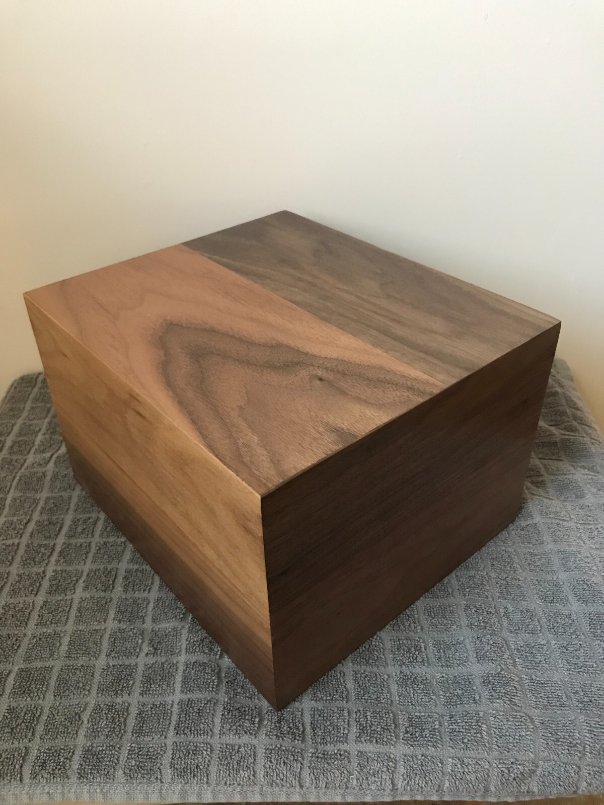 Black Walnut Minimalist Urn