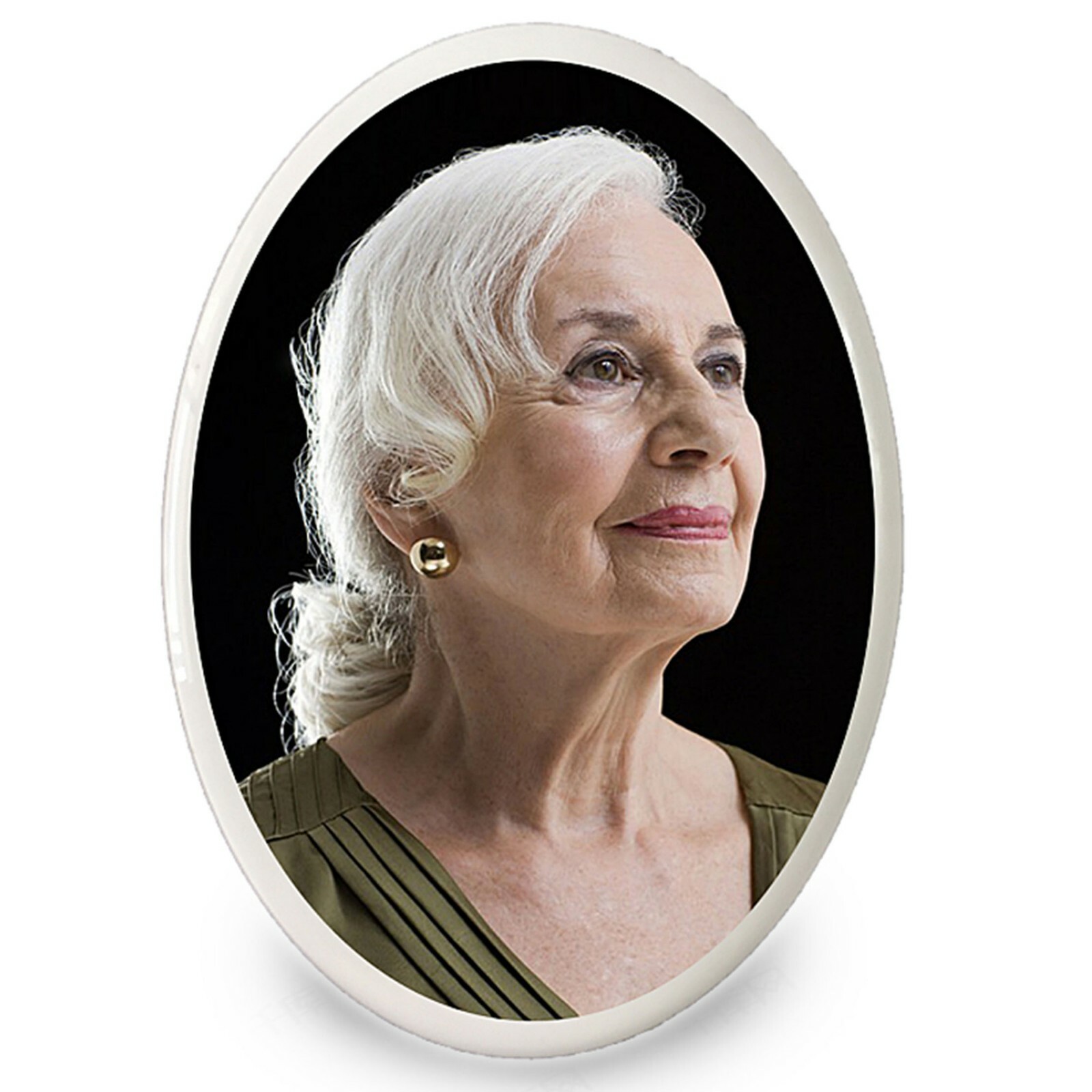 Ceramic Photo Memorial -Porcelain Memorial Plaque -Grave Marker-Headstone Photo