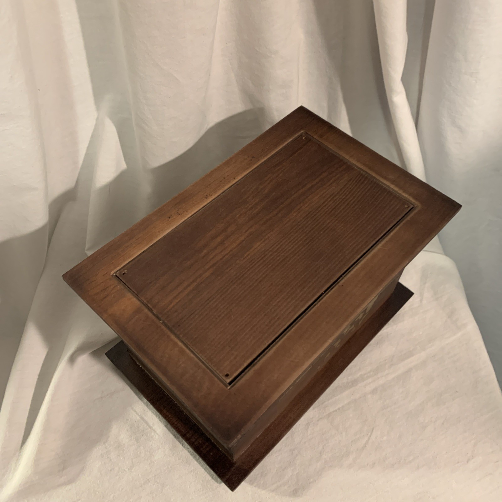 Memorial Urn Cremation Ashe Dark Pine Handmade Pet Cat Dog Mom Dad Son Daughter