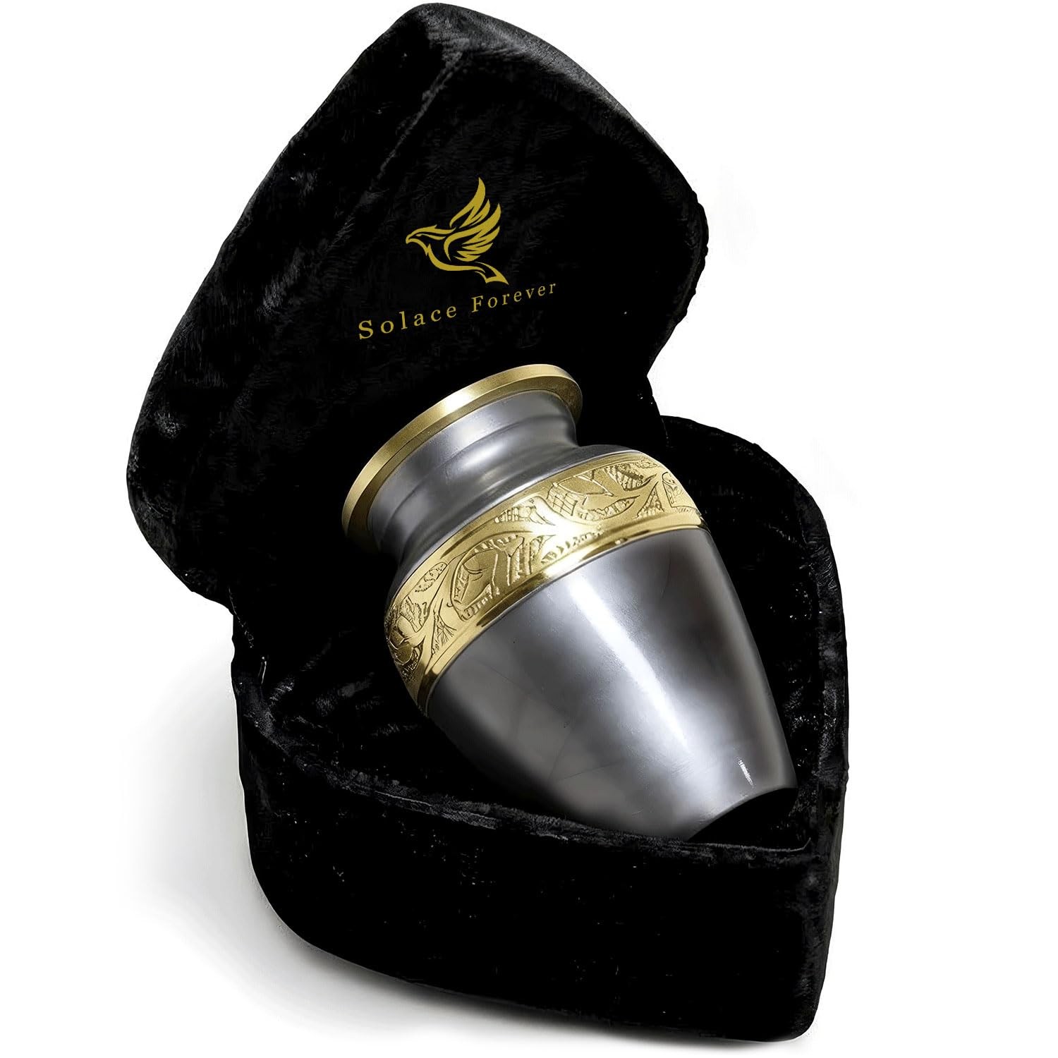 Small Urns for Human Ashes 2.9″ X 1.8″ W – 3 Cubic Inches Capacity Keepsake