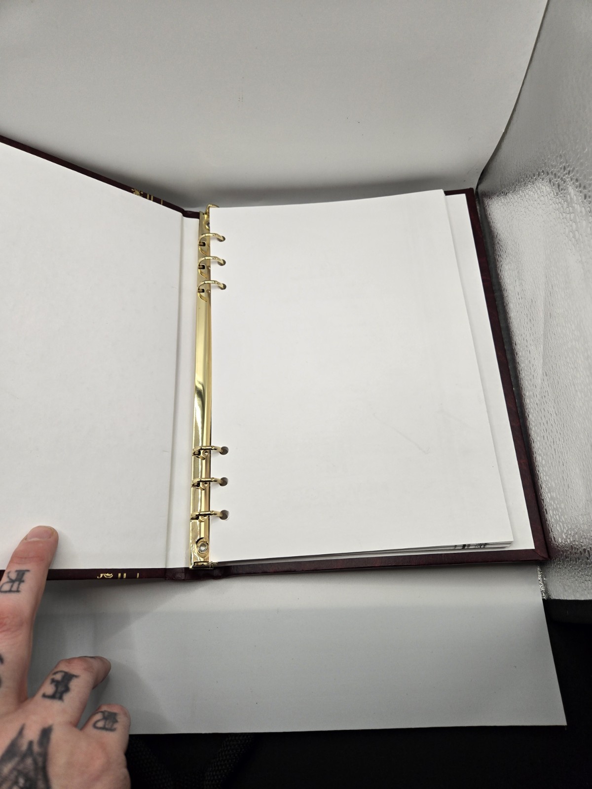 Memorial Guest Register Book Burgundy Leatherette Gold Foil In Loving Remembranc