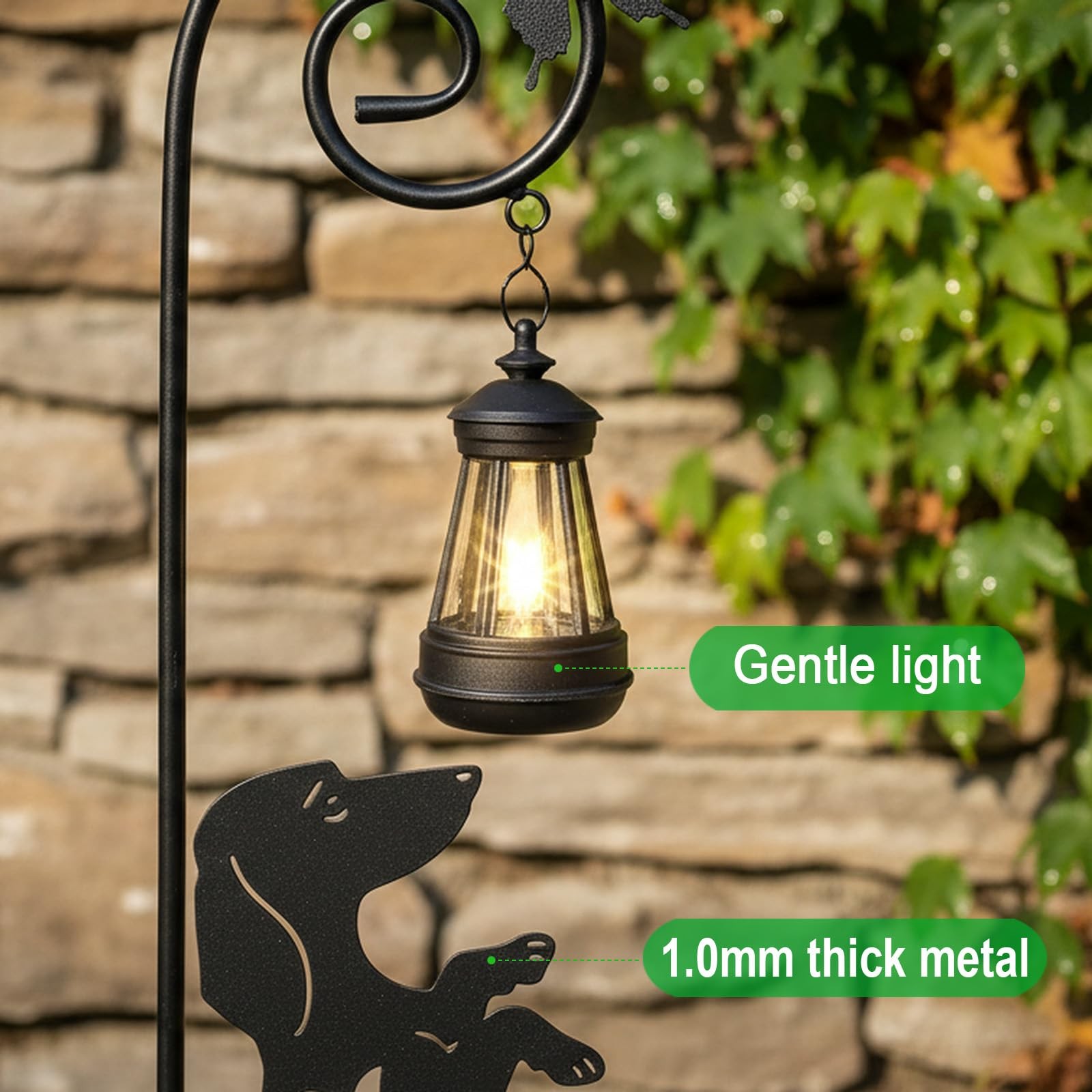 Solar Dog Lights for Yard Decor | Dachshund Gifts & Lawn Ornaments