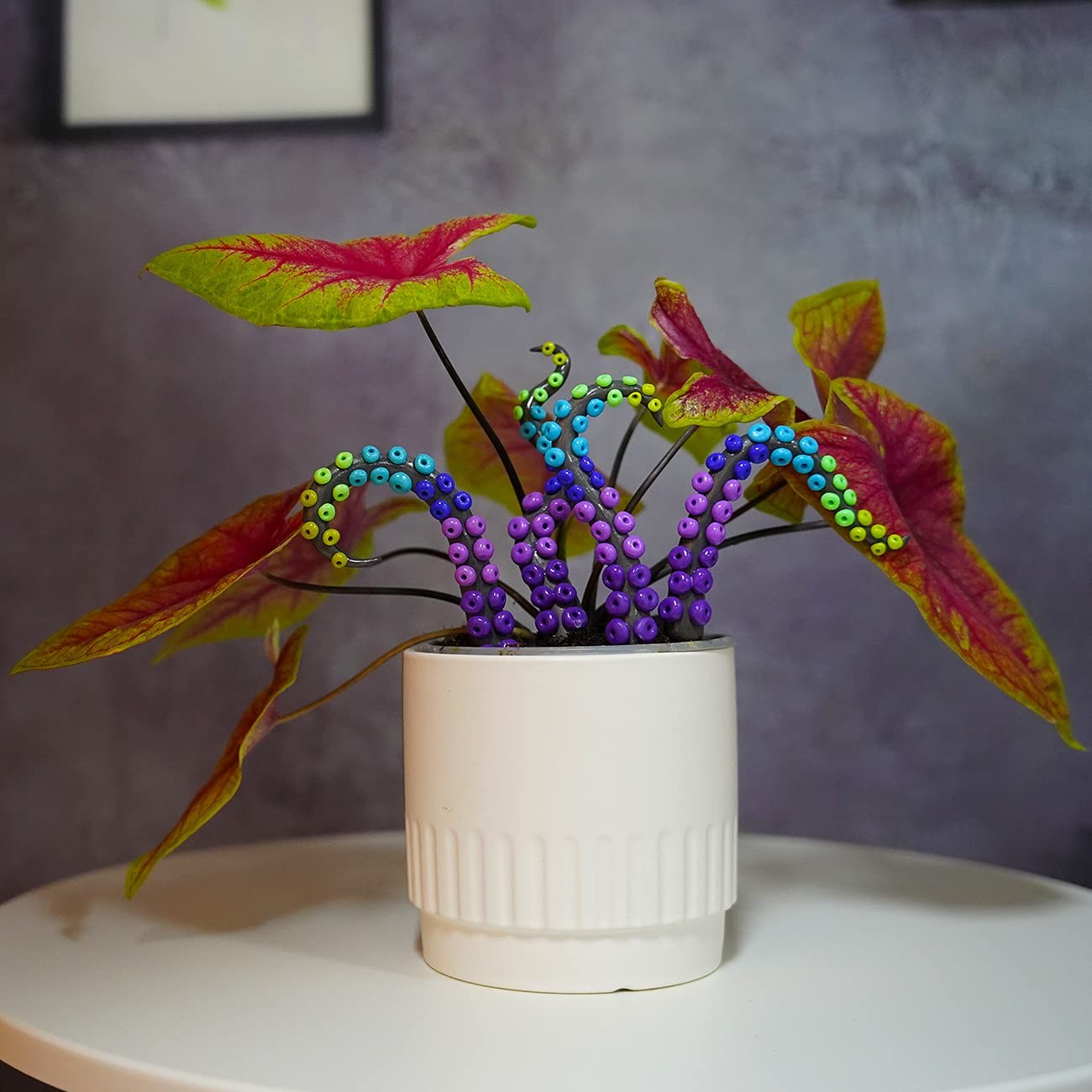 Octopus Tentacle Decorative Garden Stakes Yard Plant Decor Outdoor Ornament