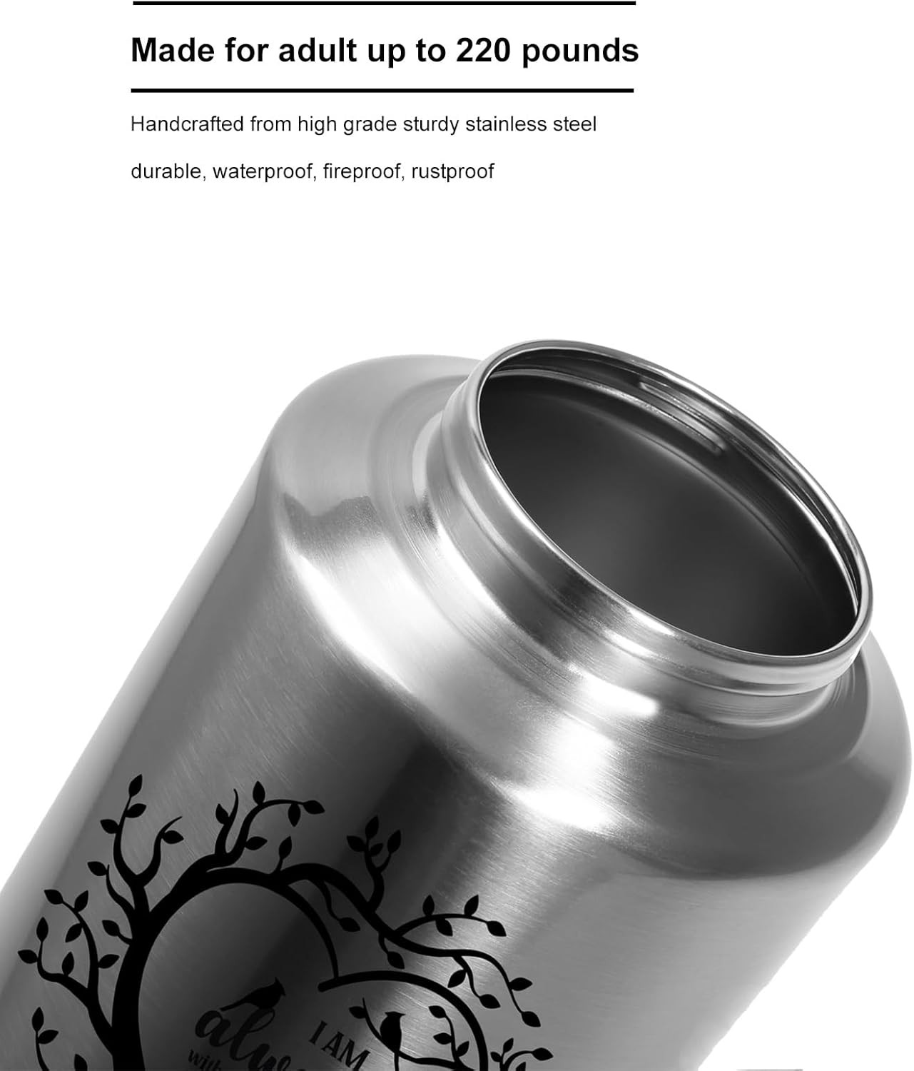 Cremation Urns for Human Ashes Adult – Woman Men Large up to 220 Lbs Decorative