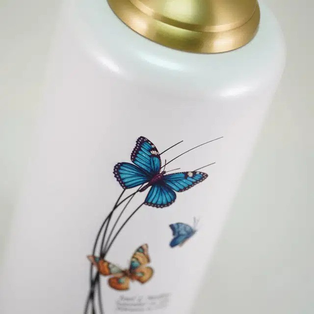At Peace Memorials Large Pearl Enchanted Essence Butterflies Cremation Urn