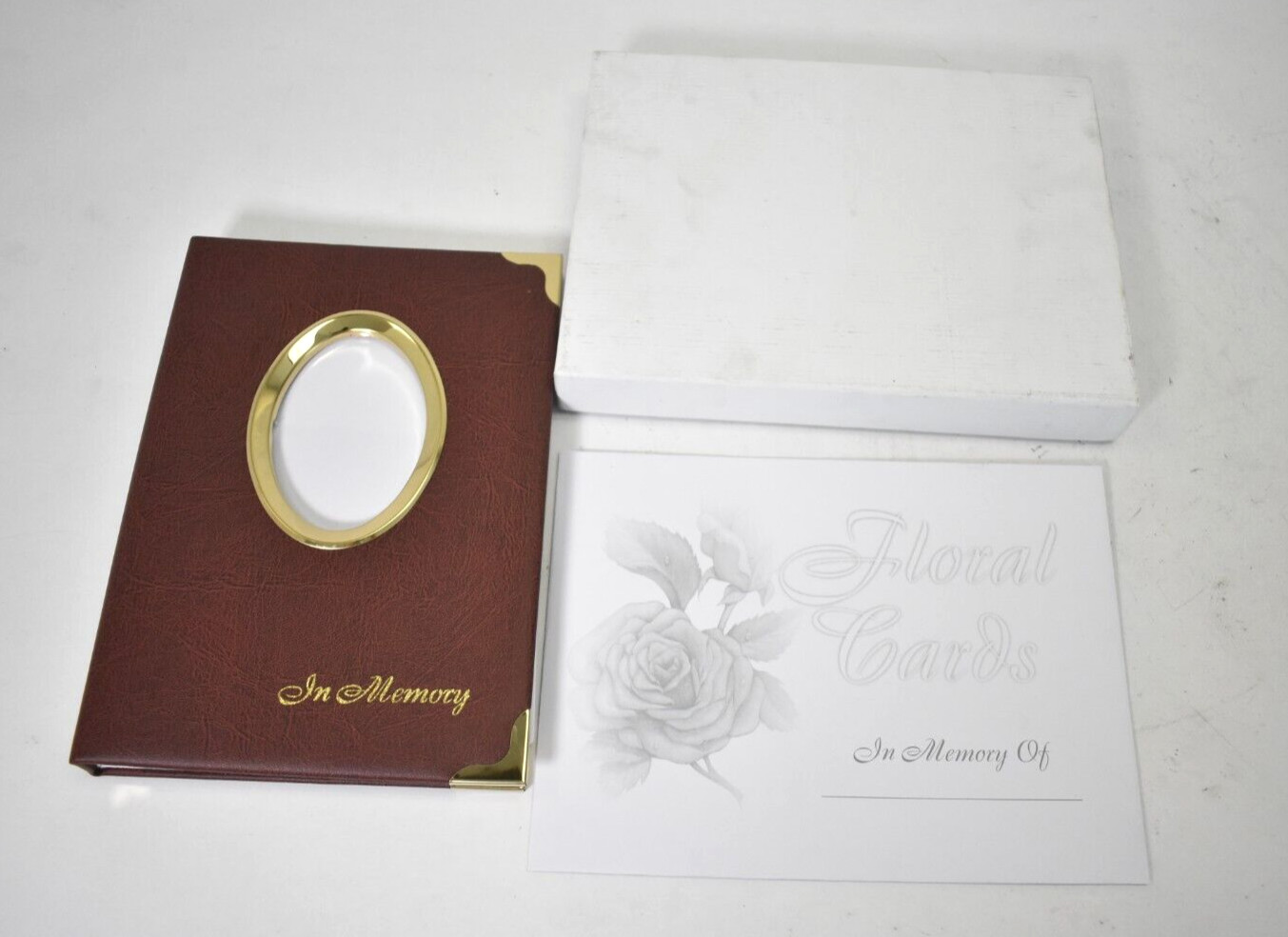 Funeral Guest Book Memorial Service Brown Sign In Guest Registry In Memory Of