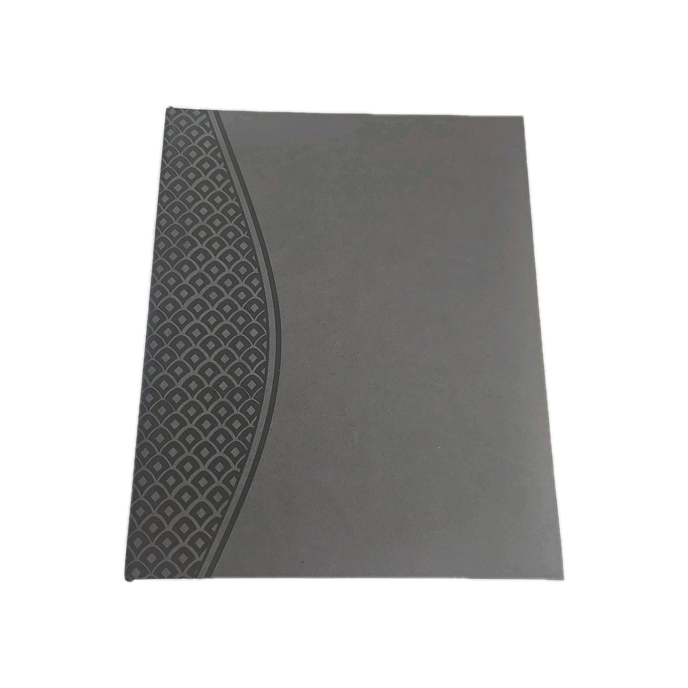 Messenger Funeral Memorial Register Guest Book Binder Gray
