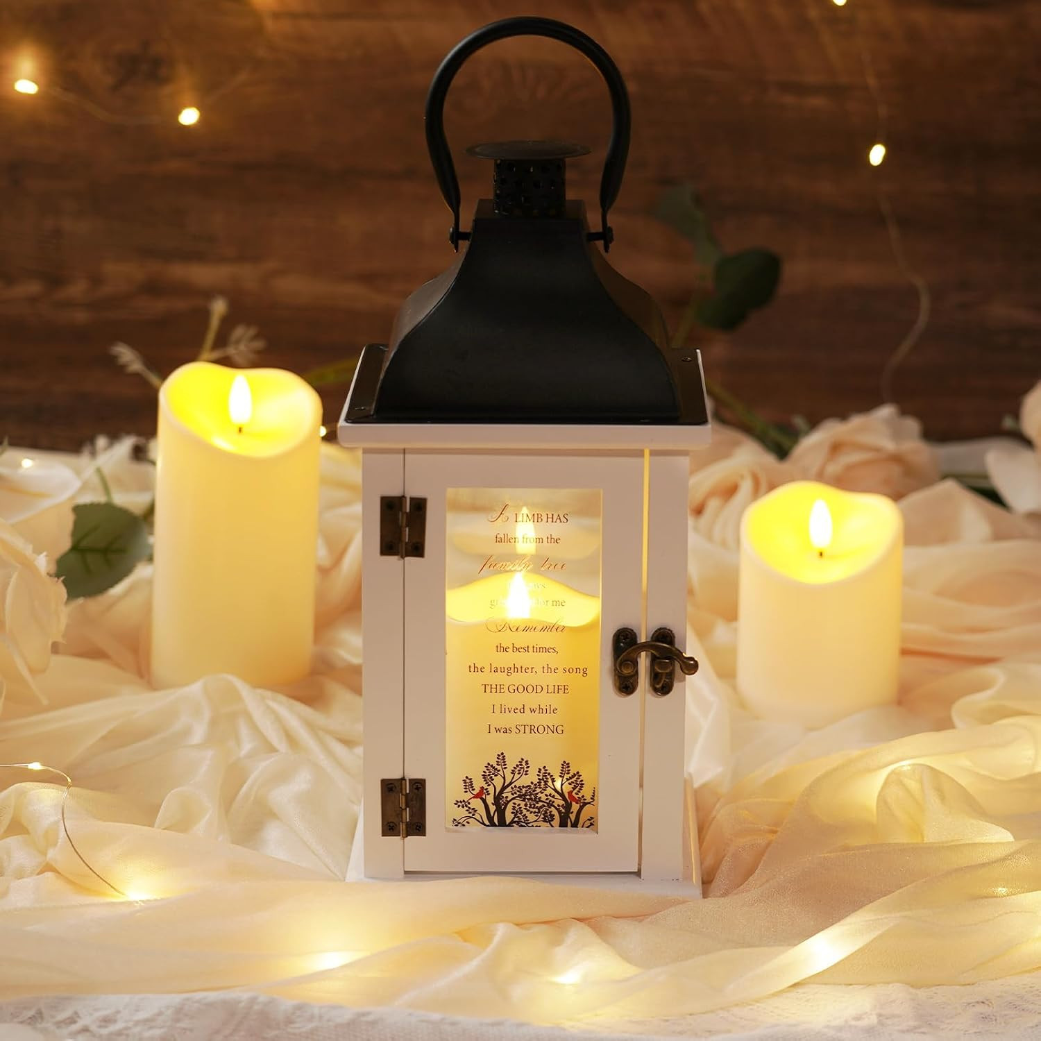 Homemory Memorial Lantern Bereavement Sympathy Gifts for Loss of Loved One, Memo