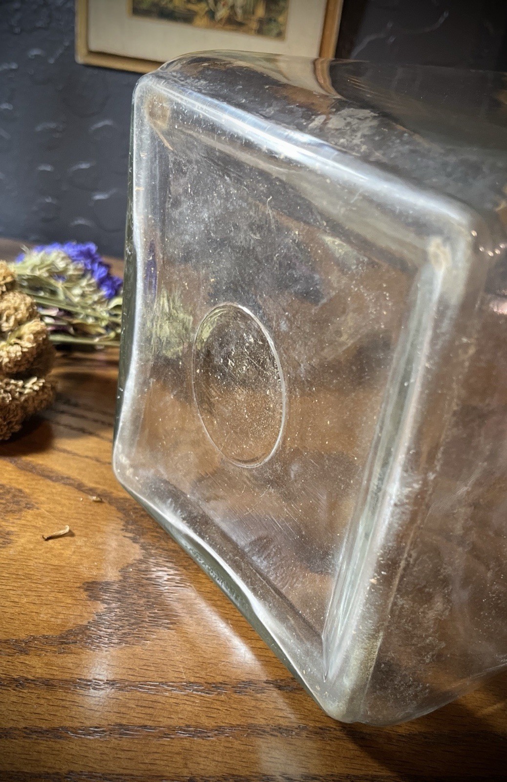 Rare antique undertaker embalming glass jar the Champion co. Springfield Ohio