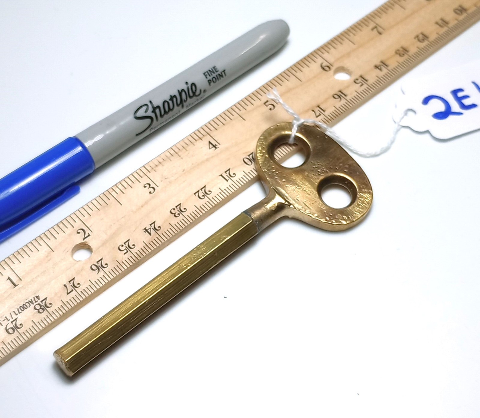 Brass Pocket Casket Key Coffin Key